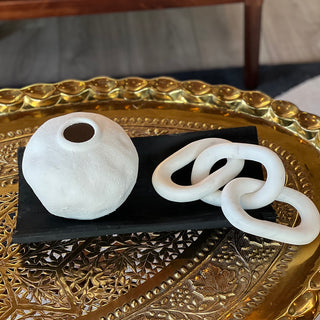 White Terracotta Vase