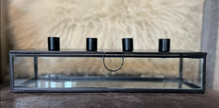 Black Candle Display Case