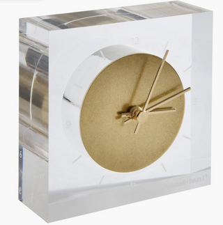 Brass & Acrylic Clock