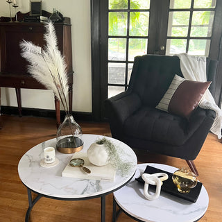 Glass Coche w/ Copper Tray